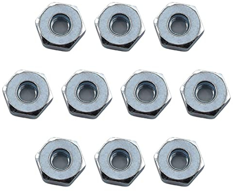 MCHNIC 10 Stück M8 Mutter Schwertmutter für Stihl Motorsäge Kettensäge MS 170, MS 171, MS 180, MS 181, MS 210, MS 230, MS 240, MS 250, MS 260 und Mehr Modelle