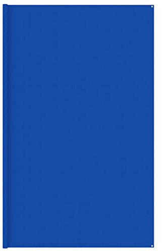 vidaXL Zeltteppich 400x400 cm Blau HDPE