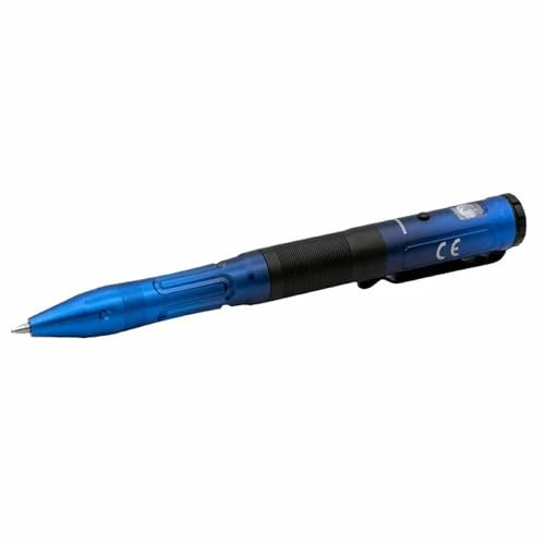 fenix T6 Halberd v2.0 Blau, Multifunktionsstift mit wiederaufladbarer 80 Lumen EDC Flutlicht-Taschenlampe | Twist Action | USB-C-Ladeanschluss | Schmidt 6,8 cm Nachfüllung | IP66
