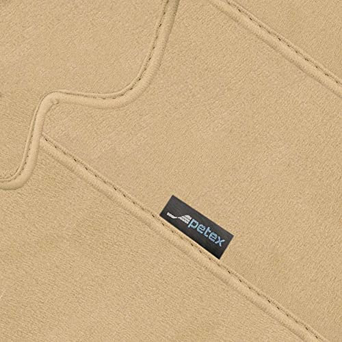 PETEX Planet Autoteppich Premium Passform hinten beige 2-teilig