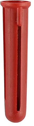 Bolt Base Spreizdübel für Ziegel, Stein, Beton, 6–8/3,5–4 mm, Rot, 100 Stück