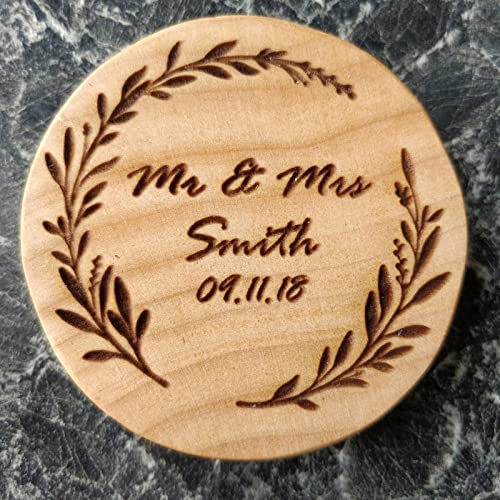 Apribottiglie magnetico in legno personalizzato Bomboniere Regali Calamita per frigorifero in legno con incisione personalizzata Souvenir di nozze Regalo Compleanno Natale Regali di pensionamento pe