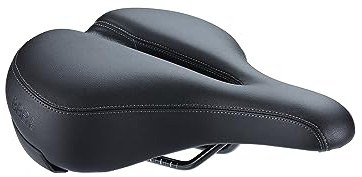 BBB cykling mjuk form avslappnad anatomisk cykelsadel I bekväm cykelsadel unisex jag bekväm design cykelsadel I BSD-125, svart
