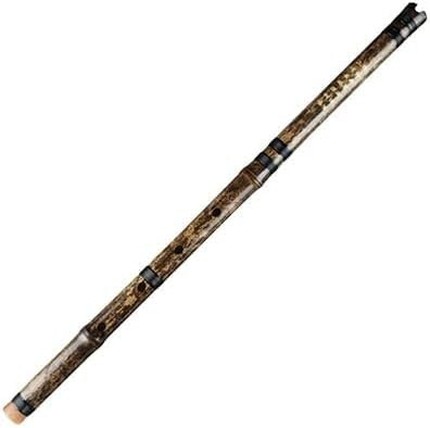 54 Cm Vertikale Flöte, D-Taste, Shakuhachi, 5 Löcher, Holzmusikinstrumente, Bambusflöte, Holzblasinstrument [Energieklasse A]