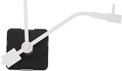 Gadpiparty 1 Satz Wanduhrwerk Uhrzeiger Und Motorsatz Vintage-Accessoires Bausatz Uhrwerk Stille Uhr Mechanismus Zum Austausch Der Batterieuhr Plastik Weiß Stumm Blumennadel