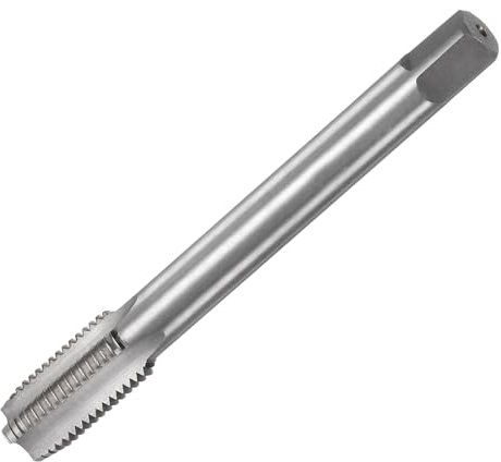 QUARKZMAN Metrisches Gewindebohrer M16 x 2 H2 Linksgewinde 130mm Extra langer gerader Flöten-Gewindefräser Gewindeschneidwerkzeug