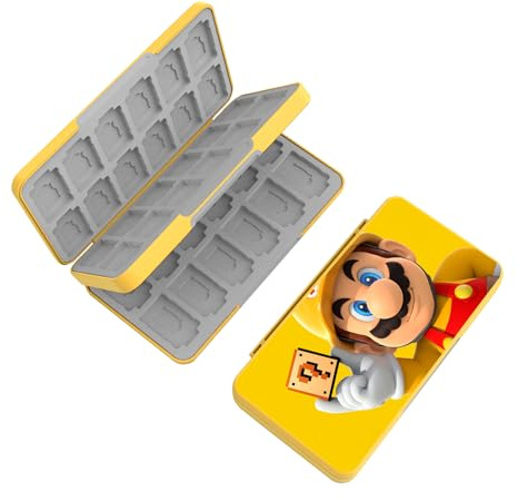 Switch Card Holder, Funda Juegos para Switch, Caja Tarjetas de Juego, con 48 Ranuras para Almacenamiento de Tarjetas de Juego y 48 Ranuras para Tarjetas SD, Silicona Blanda de Carcasa Dura (SC4802)