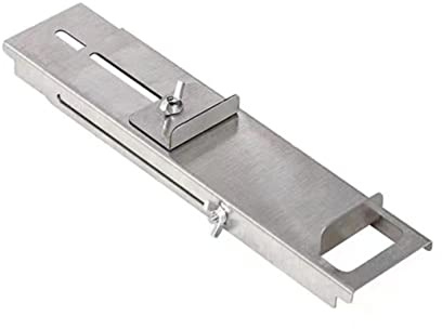 OSALADI Soporte Ajustable y Práctico de Acero Inoxidable para Piedra de Afilar en Cocina, Base Resistente Compatible con Piedras de Varias Medidas