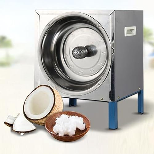 Coconut Scraper Shredder - 300W Electric Coconut Grater for Commercial Use in Restaurants and Bakeries - High Productivity of 50-60 Pcs/Hour for Efficient Processing
