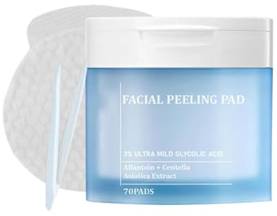 Pore Pads, 70 Facial Toner Pads, Glow Enhancing Peel Wipes, Deep Cleaning Spot Control with Tweezers, Oil Balancing Brightening TonerPads for Girls Women Travel Daily Skin Care