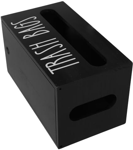 WEKADRIN Distributeur de Sacs Poubelle Compact avec Capacité Spacieuse Boîte de Rangement Hermétique Anti-poussière pour Cuisine et Garde-manger Organisateur Facile Accès pour Sacs Déchets