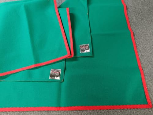 Genérico Tejidos CARRÁ - Tapete de Cartas Fieltro Lana 100% - Alfombrilla Cartas - Tapete Juego Naipes (80 x 80 cm sin ases)