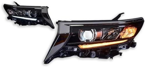 Conjunto Faro Principal Compatible Con Para Prado 2017 2018 2019 2020 2021 2022 2023 Luces De Coche Faros Proyector Luz De Circulación Diurna Faro Delantero.