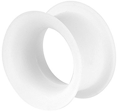 Piercingfaktor Flesh Tunnel Hoher dünner Rand Flexibel Weich Farbig