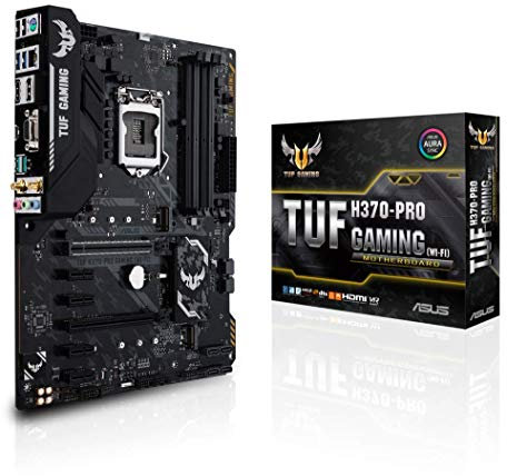 Asus Tuf H370-Pro Gaming Mainboard Sockel 1151 (ATX, Intel H370, DDR4, M.2, Intel Optane, USB 3.1 Gen 2, Asus Aura Sync)