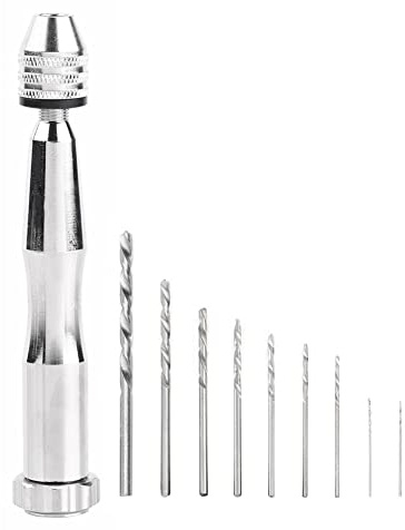 Handbohrer, Fydun 25 Stück Spiralbohrer Bits 0,3mm-3,6mm Drehwerkzeug Holz Bohren Mini Twist Drill Bits für Metall Holz Handarbeit DIY Schmuck Making
