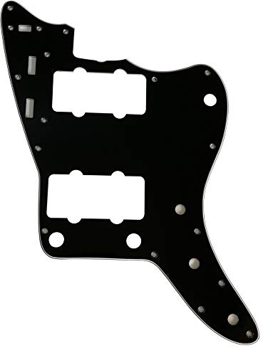 Passend für Fender American Vintage 62 Jazzmaster Style Gitarren-Schlagbrett (3-lagig, schwarz)