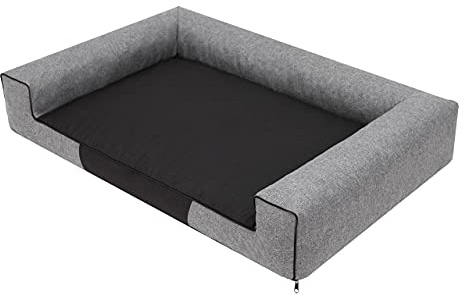 PillowPrim Hundebett Hundekorb Hundesofa Hundematratze Hundekissen Liegekissen Ruheplatz Hundehütte Hundeschlafplatz Hundeplatz 118x78 cm