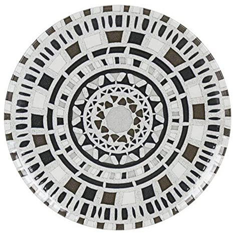 La Mediterránea S2206815 Assiette plate, Barroc Monaco Brillo, porcelaine, 26 cm