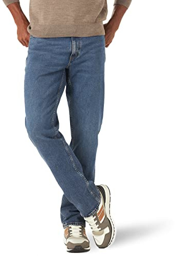 Lee Men's Legendary Relaxed Fit Jean, Frosted Night, 34W x 36L