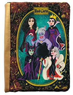 Funda artesanal mediana de solapa para libros de VILLANAS CLÁSICAS + marcapáginas de regalo, funda de algodón ecológico, acolchada, libros. Regalo ideal para adolescentes
