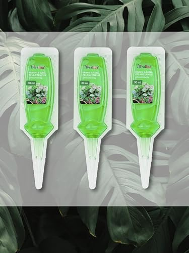 floraline® | 3er Set Balkon- und Kübelpflanzen - Vitalkur | für bis zu 6 Monate prächtige Blumen mit Wachstum und gesunden Blüten | Schonende Anwendung
