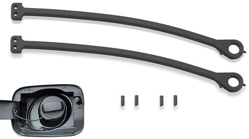 RTRTGS 2 Stück Tankdeckelleitung,Auto Kraftstofftankdecke Linie,Tankdeckel Halteband,Kabelsatz für Auto kraftstofftankdeckel,Gummiband,Tankdeckel Kabel Draht Kompatibel mit VW Bora Audi Passa