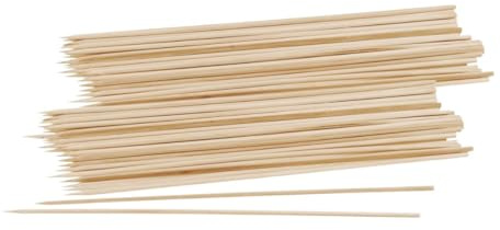 Fackelmann 9902650 - Set di 60 spiedini in legno, picco con spiedino, utensili da barbecue, picco in legno, 30 cm