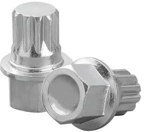 JNNJ 2 Pezzi Chiave Antifurto per Dado Ruota Auto, Chiave La Rimozione Del Dado Antifurto Pneumatici, Chiave per Rimozione Dado Ruota Antifurto Auto, Accessori per Pneumatici Auto(16-denti)