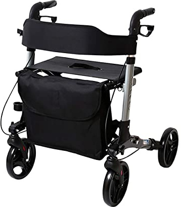 Stand-Up-Rollator-Gehhilfe – Stand-Up-Rollator, Aufrechte Rollator-Gehhilfe, Rollator-Gehhilfe, Aufrechte Gehhilfe, Aufrechte Rollator-Gehhilfe, Unterarm-Rollator-Gehhilfe, Robuste Aufrechte Gehhilfe