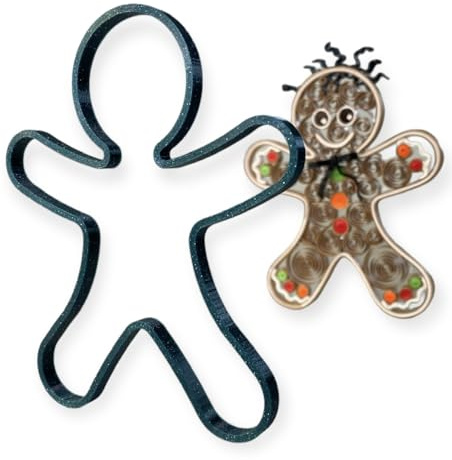 Hanne Olesen: Quilling Tool, Lebkuchenmann Groß