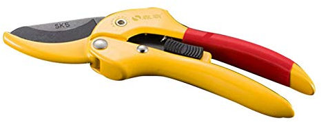 Gartenschere für den Garten, ergonomische Gartenschere, Gartenschere, scharfe Klinge aus Karbonstahl für Äste, Hecken, Sträucher, jede Familienschere