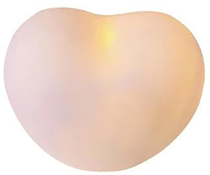 Masyrt Luce Notturna Carina a Forma di Cuore Bianco con Batteria Ins Stile Simpatico Cartone Animato Amore Luce Notturna Creativa di Compleanno per Studenti Ragazza Cuore Ornamento