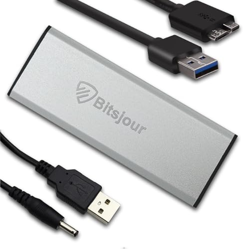 Bitsjour Caja SSD para Apple MacBook Pro Retina 2012-principios de 2013, USB 3.0 5Gbps Funda externa para 7+17 pines Disco Duro A1425 EMC 2557/2672 y A1398 EMC 2512/2673