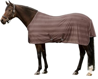 Waldhausen Fliegendecke Economic Kreuzbegurtung, Mocca, 135 cm