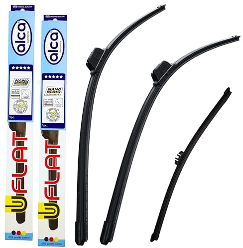 alca Wiper Blades Flat Hook Fits Kia Xceed 2019-on Full Set Front And Rear Wipers AH 261612V2