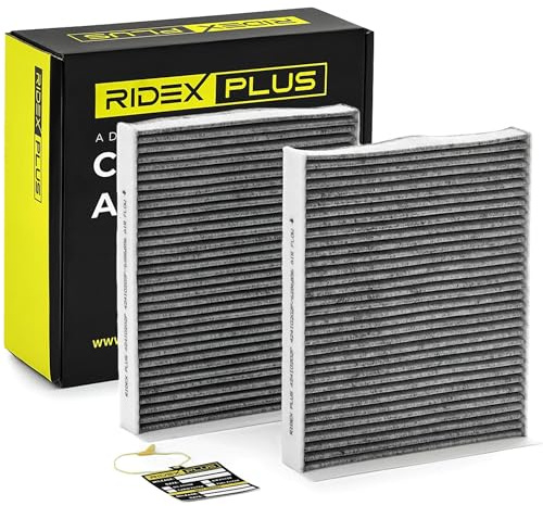RIDEX PLUS 424I0202P Innenraumfilter Pollenfilter Aktivkohlefilter Höhe: 31 Breite: 207 Länge: 245 Kompatibel mit VW Golf 7 Schrägheck 5G1, BQ1, BE1, BE2 Golf 4 Schrägheck 1J1 TIGUAN 5N, BMW, SKODA