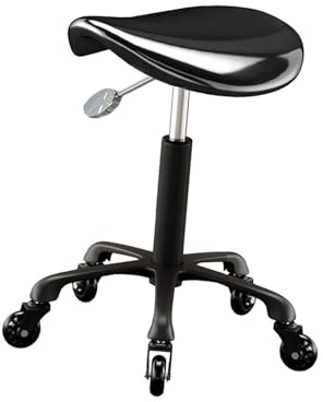 Generisch Sattelhocker, höhenverstellbarer drehbarer Sattelstuhl, for Salon, Schönheitsklinik, Zahnarzt, Tattoo, Home Office