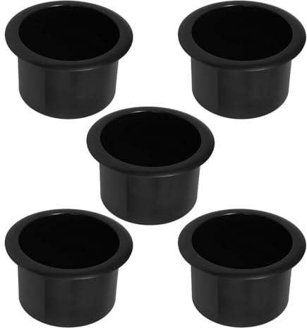 SEWACC Portabicchieri in Plastica 79Mm Set 5 Pezzi per Divano Componibile Poltrona Reclinabile e Camper Inserto Portabicchieri da Tavolo per Barche Supporto Bevande Stabile per Uso