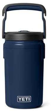 YETI Silo 40 oz (1.18L) Jug with Leakproof Straw Cap When Closed, Navy | Insulated Water Bottle with Straw Cap for Ice Cold Drinks, Large Water Bottle for Sports, Dishwasher Safe