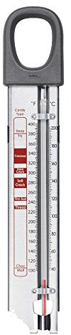 OXO Good Grips Glass Candy and Deep Fry Thermometer, Silver, 1 EA