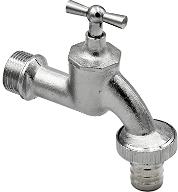Stabilo-Sanitaer Wasserhahn 3/4 Zoll DN20 Garten Aussen Messing Ventil Auslaufhahn Auslaufventil Hahn Ventilauslaufhahn