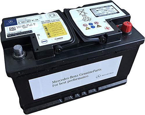Mercedes Benz A0019828108 bilbatteri 80 aH 12 V 800A AGM läckagesäker