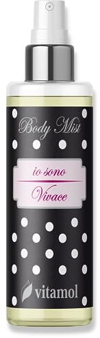 Vitamol Io Sono Body Mist, Fuktgivande Body Mist, Lätt Doftande Spray i Olika Dofter, 200 ml (Vivace)