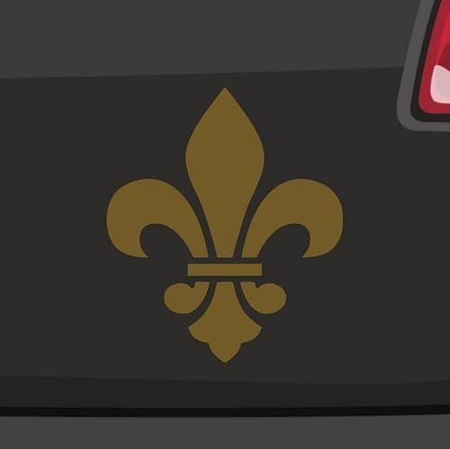 Heraldische Lilie Aufkleber -6 Größen 21 Farben- Fleur de Lis Wappen Frankreich