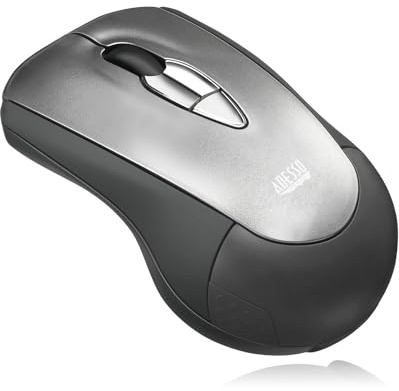 Adesso iMouse P10 Wireless Presenter Air Mouse Mobile 2.4 GHz RF 100 Feet Range MotionSense Gyroscopic Gesture Control Mini Pocket Travel Size Pointer Device for Laptop Desktop Windows PC