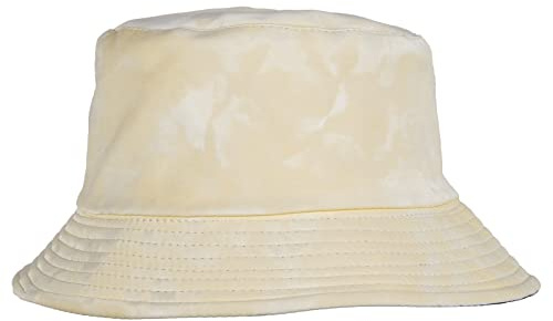 KYEYGWO Damen Reversible Fischerhut aus PU Leder, Doppelseitiger Buckethut Einfarbiger Eimer Hut Warmer Winterhut Freizeit Outdoor-Hut Sonnen Schlapphut, Beige