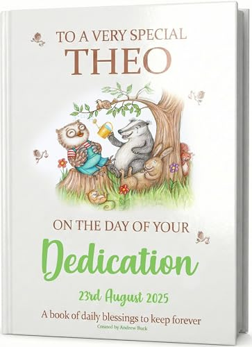 Dedication Gift Book of Blessings Personalised for Child and Baby. Made Especially for A Child's Dedication Ceremony Occasion