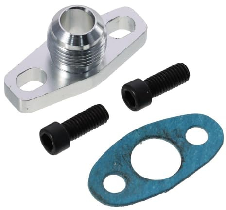 YYlingx AN10 Turbo Oil Drain Flange Adapter Kits, Car Assessories Parts Vehicle Replacement for GT28, for T28, for T30, for T35, for GT28