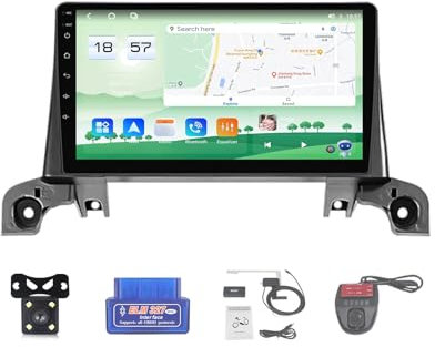 For Peugeot 3008 2020 Car Stereo 2 Din Wireless Carplay Android Auto 9 Full IPS Touchsreen HD Live Rearview/BT 5.0/WIFI/4G SIM/DVR/GPS/SWC/OBD 2/FM AM Radio RDS DAB+DSP(Size:M700S)